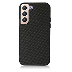 Coque Luxe Cuir Housse Etui B07H pour Samsung Galaxy S21 Plus 5G Noir