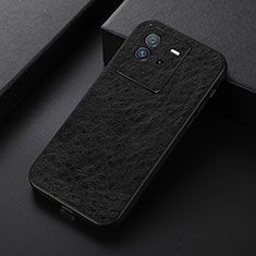 Coque Luxe Cuir Housse Etui B07H pour Vivo iQOO Neo6 5G Noir