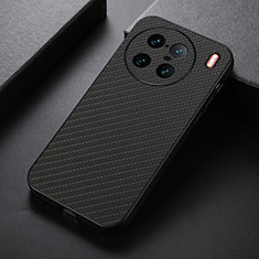 Coque Luxe Cuir Housse Etui B07H pour Vivo X90 Pro+ Plus 5G Noir