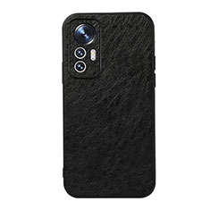 Coque Luxe Cuir Housse Etui B07H pour Xiaomi Mi 12S 5G Noir