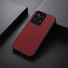 Coque Luxe Cuir Housse Etui B07H pour Xiaomi Mi Mix 4 5G Rouge