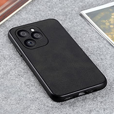 Coque Luxe Cuir Housse Etui B08H pour Huawei Honor 60 SE 5G Noir