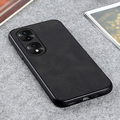 Coque Luxe Cuir Housse Etui B08H pour Huawei Honor 70 Pro+ Plus 5G Noir