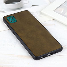 Coque Luxe Cuir Housse Etui B08H pour Samsung Galaxy A22s 5G Vert