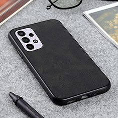 Coque Luxe Cuir Housse Etui B08H pour Samsung Galaxy A33 5G Noir