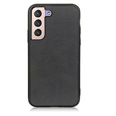 Coque Luxe Cuir Housse Etui B08H pour Samsung Galaxy S21 5G Noir