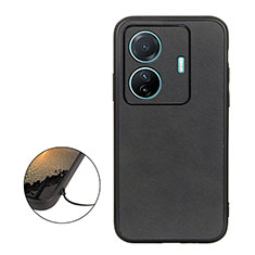 Coque Luxe Cuir Housse Etui B08H pour Vivo iQOO Z6 Pro 5G Noir