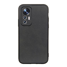 Coque Luxe Cuir Housse Etui B08H pour Xiaomi Mi 12 Lite 5G Noir