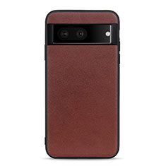 Coque Luxe Cuir Housse Etui B10H pour Google Pixel 7 5G Marron