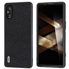 Coque Luxe Cuir Housse Etui BH5 pour Sony Xperia 5 V Noir