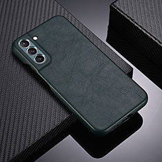 Coque Luxe Cuir Housse Etui C06 pour Samsung Galaxy S21 FE 5G Vert