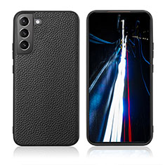 Coque Luxe Cuir Housse Etui C08 pour Samsung Galaxy S21 FE 5G Noir