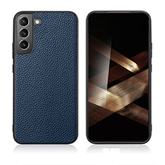 Coque Luxe Cuir Housse Etui C08 pour Samsung Galaxy S24 Plus 5G Bleu