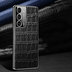 Coque Luxe Cuir Housse Etui C09 pour Samsung Galaxy S22 5G Noir