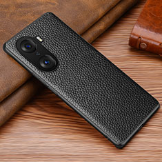 Coque Luxe Cuir Housse Etui DL1 pour Huawei Honor 60 5G Noir