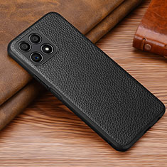 Coque Luxe Cuir Housse Etui DL1 pour Huawei Honor X30i Noir