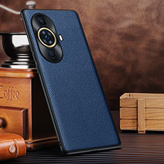 Coque Luxe Cuir Housse Etui DL1 pour Huawei Nova 11 Bleu