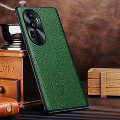 Coque Luxe Cuir Housse Etui DL1 pour Oppo Reno10 Pro+ Plus 5G Vert