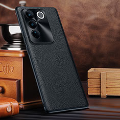 Coque Luxe Cuir Housse Etui DL1 pour Vivo V27 5G Noir