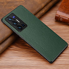 Coque Luxe Cuir Housse Etui DL1 pour Vivo X70 Pro+ Plus 5G Vert