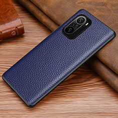 Coque Luxe Cuir Housse Etui DL1 pour Xiaomi Mi 11i 5G Bleu