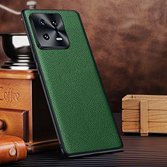 Coque Luxe Cuir Housse Etui DL1 pour Xiaomi Mi 13 5G Vert