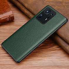 Coque Luxe Cuir Housse Etui DL1 pour Xiaomi Mi Mix 4 5G Vert