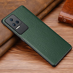 Coque Luxe Cuir Housse Etui DL1 pour Xiaomi Redmi K40S 5G Vert