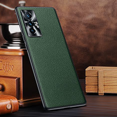 Coque Luxe Cuir Housse Etui DL2 pour Vivo X70t Vert