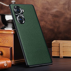 Coque Luxe Cuir Housse Etui DL3 pour Huawei Honor 60 5G Vert