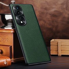 Coque Luxe Cuir Housse Etui DL3 pour Huawei Honor 70 Pro+ Plus 5G Vert