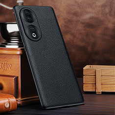 Coque Luxe Cuir Housse Etui DL3 pour Huawei Honor 90 5G Noir