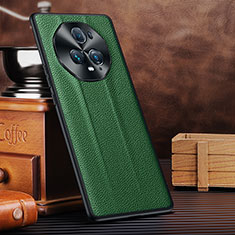 Coque Luxe Cuir Housse Etui DL3 pour Huawei Honor Magic5 Ultimate 5G Vert