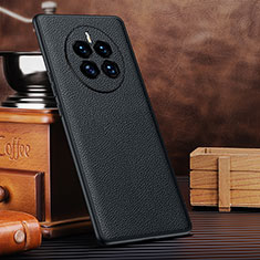 Coque Luxe Cuir Housse Etui DL3 pour Huawei Mate 50 Noir