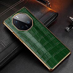 Coque Luxe Cuir Housse Etui DL3 pour Huawei Mate 50 RS Vert