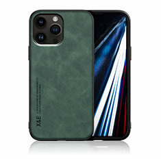 Coque Luxe Cuir Housse Etui DY1 pour Apple iPhone 12 Pro Vert