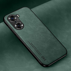 Coque Luxe Cuir Housse Etui DY1 pour Huawei Honor 60 Pro 5G Vert