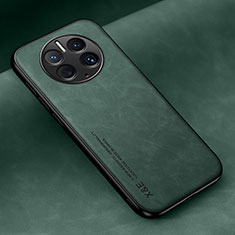 Coque Luxe Cuir Housse Etui DY1 pour Huawei Mate 50 Pro Vert