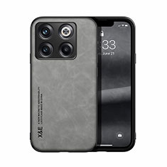 Coque Luxe Cuir Housse Etui DY1 pour OnePlus 10T 5G Gris