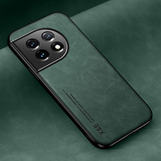 Coque Luxe Cuir Housse Etui DY1 pour OnePlus Ace 2 Pro 5G Vert