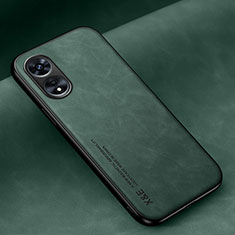 Coque Luxe Cuir Housse Etui DY1 pour Oppo A1 Pro 5G Vert