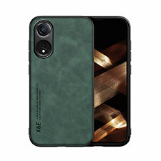 Coque Luxe Cuir Housse Etui DY1 pour Oppo A18 Vert