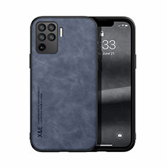 Coque Luxe Cuir Housse Etui DY1 pour Oppo A94 4G Bleu