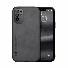 Coque Luxe Cuir Housse Etui DY1 pour Oppo F19 Pro+ Plus 5G Noir