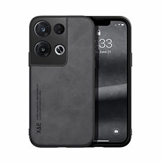 Coque Luxe Cuir Housse Etui DY1 pour Oppo Reno8 Pro 5G Noir