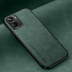 Coque Luxe Cuir Housse Etui DY1 pour Realme 10 Pro 5G Vert