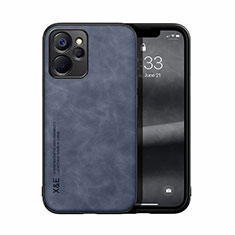 Coque Luxe Cuir Housse Etui DY1 pour Realme 9i 5G Bleu