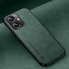 Coque Luxe Cuir Housse Etui DY1 pour Realme C55 Vert