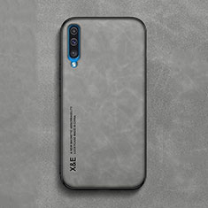 Coque Luxe Cuir Housse Etui DY1 pour Samsung Galaxy A50 Gris