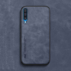 Coque Luxe Cuir Housse Etui DY1 pour Samsung Galaxy A50S Bleu